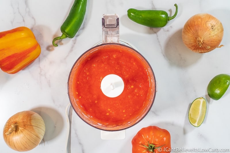 homemade salsa recipe in blender