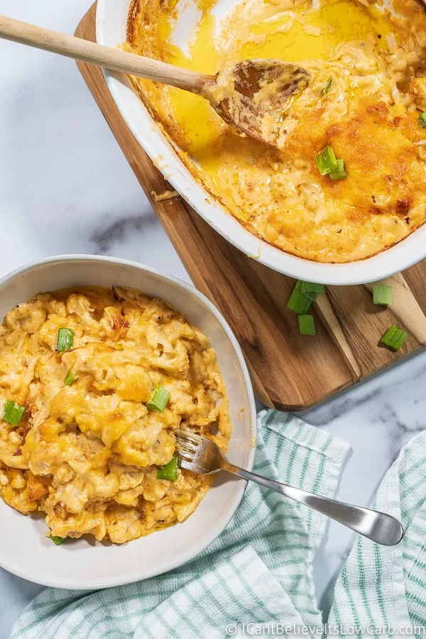 dishing out Keto Mac and Cheese Recipe