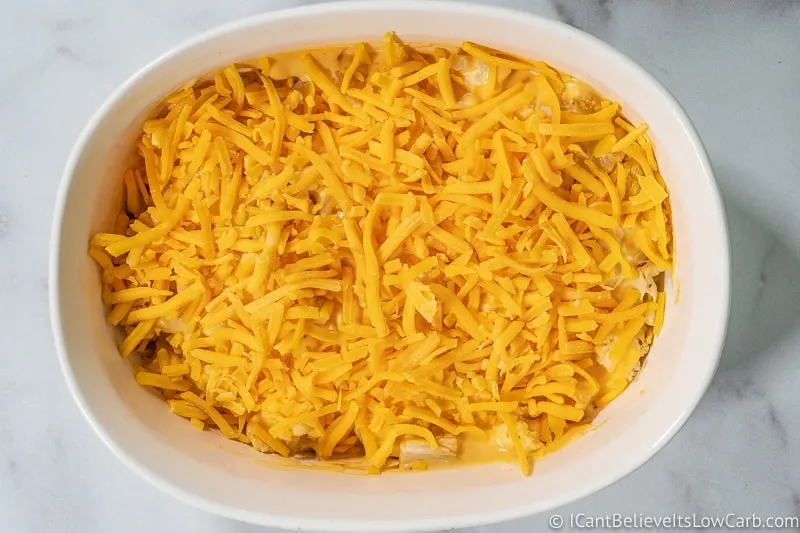 Keto Mac and Cheese Recipe Cauliflower with cheddar cheese