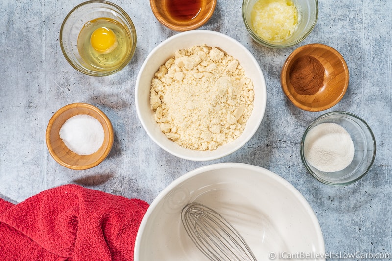 Almond Flour Pie Crust ingredients