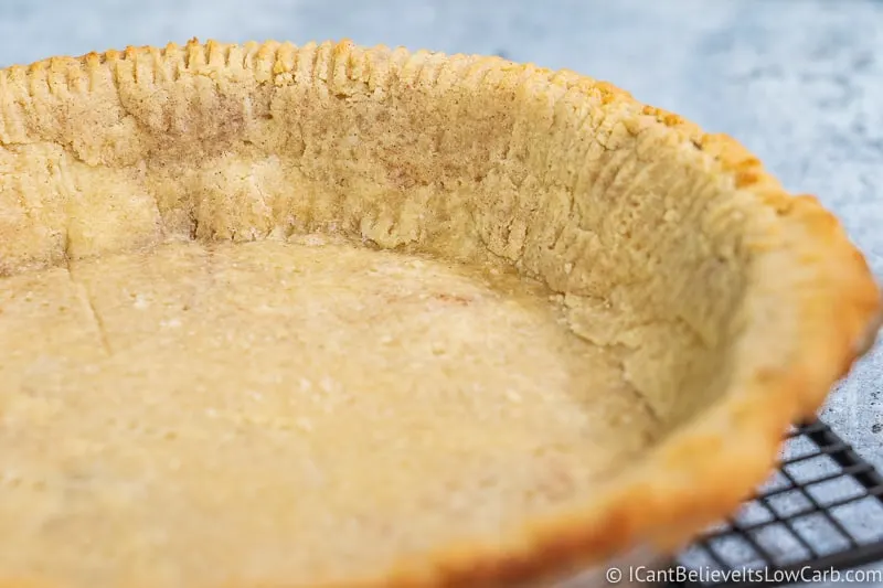inside Low Carb Almond Flour Pie Crust