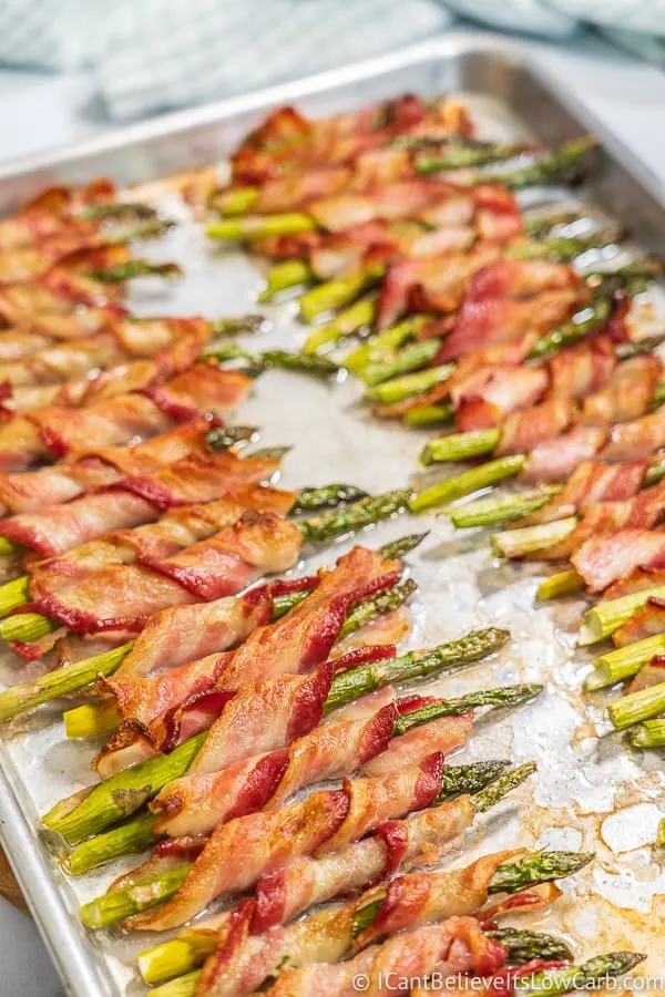 Bacon Wrapped Asparagus single stalks