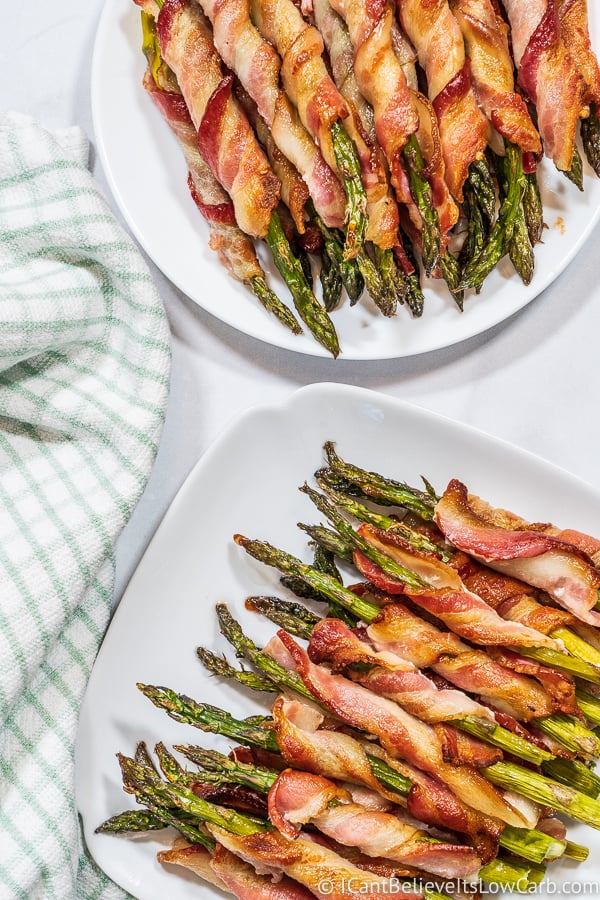 Bacon Wrapped Asparagus in the oven