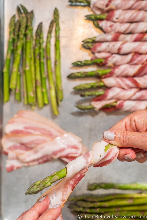 wrapping Bacon Wrapped Asparagus