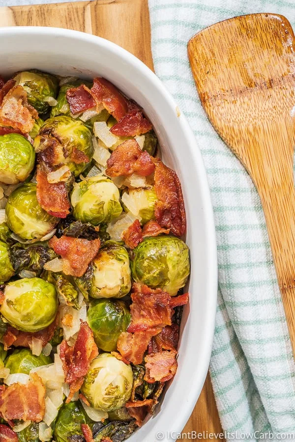 keto Brussel Sprouts with Bacon
