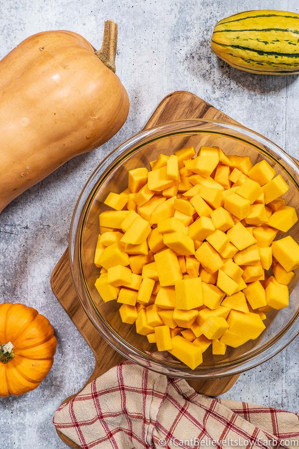 How to Peel and Cut Butternut Squash easy way