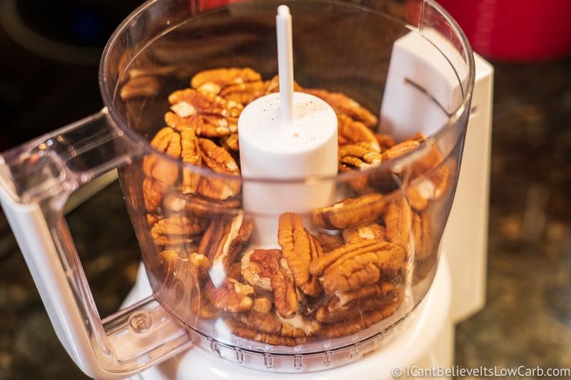 low carb Apple Crisp recipe walnuts in food processor
