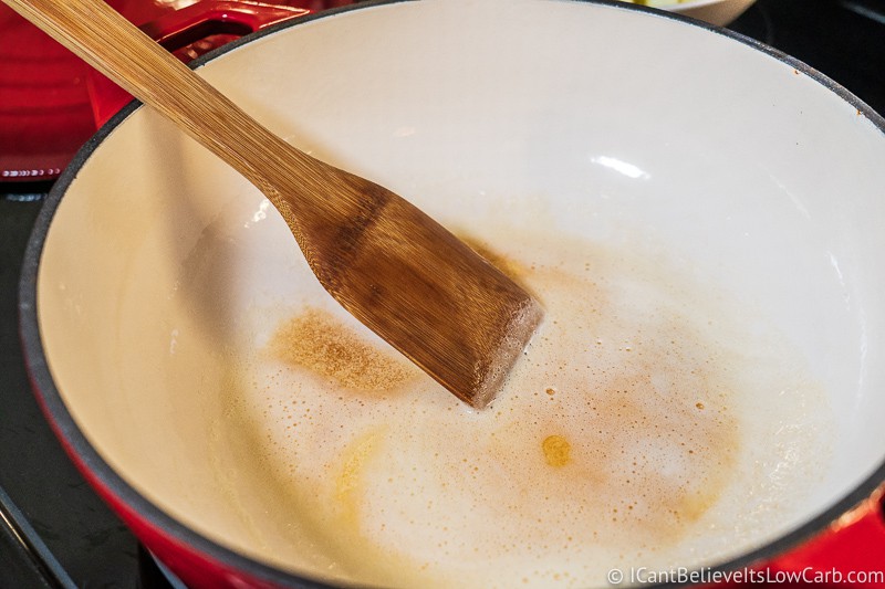 browned butter for keto Apple Crisp recipe