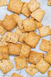 Best Keto Crackers Recipe - Crispiest Low Carb Crackers