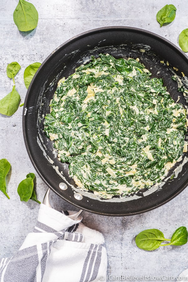 Low Carb Creamed Spinach recipe