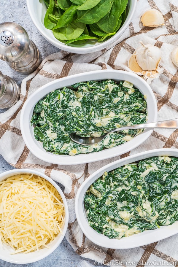 The Best Keto Creamed Spinach