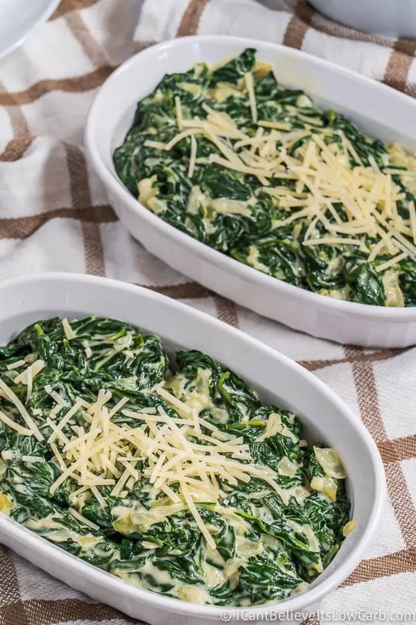 keto spinach recipe without cream cheese