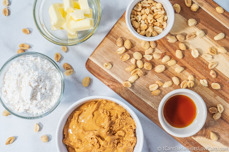 Peanut Butter Fudge ingredients