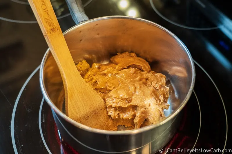 stirring Peanut Butter Fudge