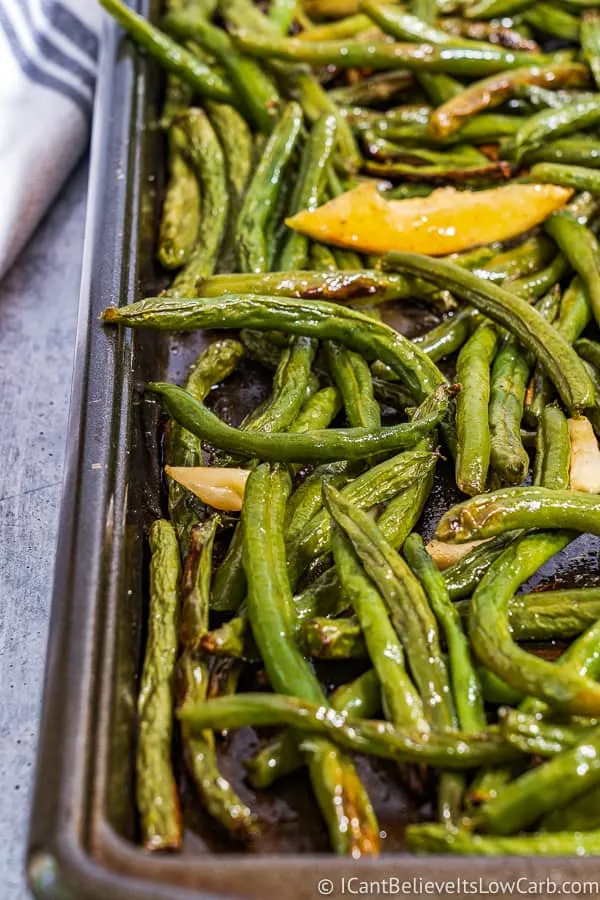 Low Carb Roasted Green Beans