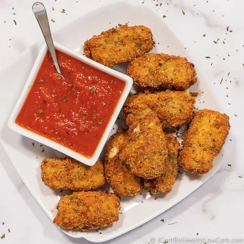 Low Carb Keto Mozzarella Sticks  