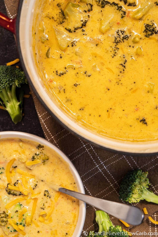 Best Keto Broccoli Cheddar Soup