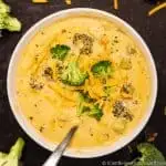 Keto Broccoli Cheddar Soup Recipe