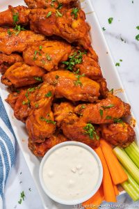 Best Crispy Keto Buffalo Chicken Wings Recipe - Low Carb And Instant Pot