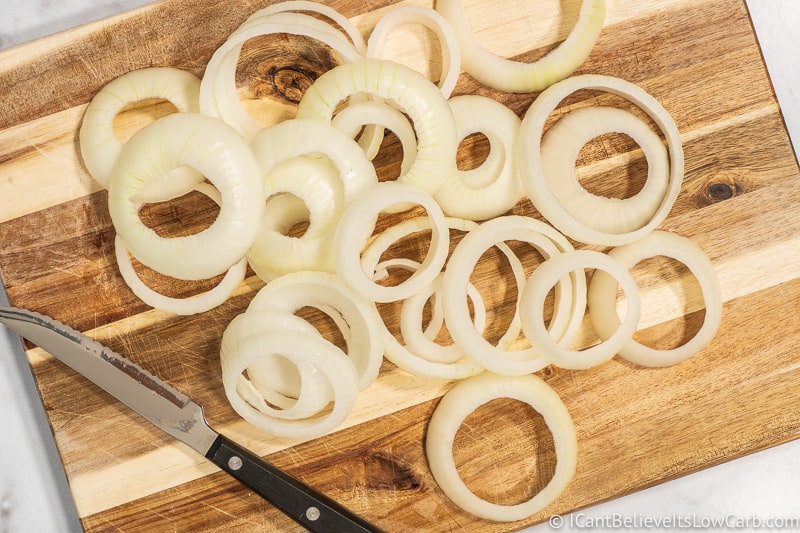 Keto Onion Rings ingredients