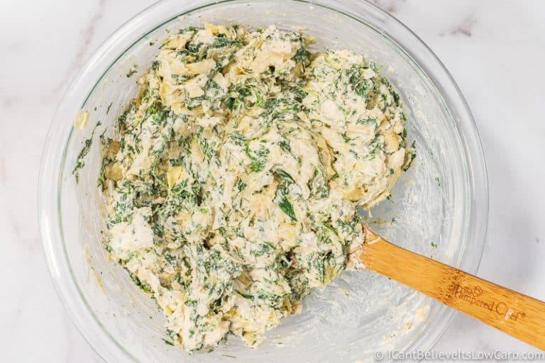 Easy Keto Spinach Artichoke Dip Recipe - Cheesy and Low Carb