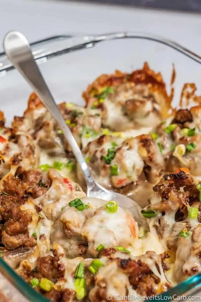 Easy Keto Stuffed Mushrooms