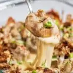 Keto Stuffed Mushrooms image