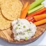 French Onion Dip on plate image