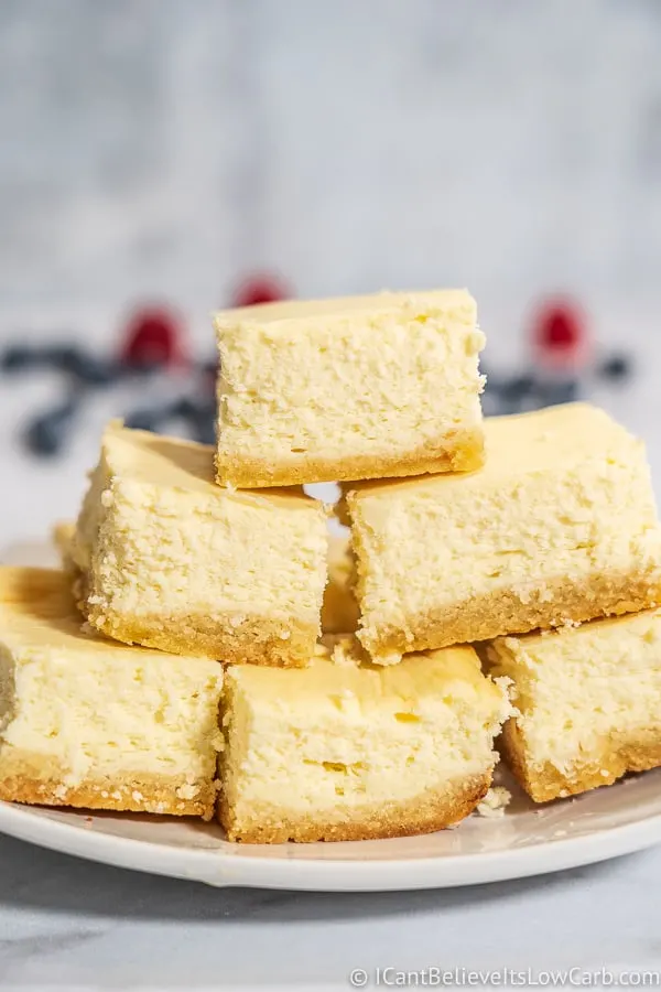 Easy Low Carb Cheesecake Bars