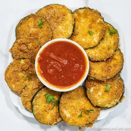 Keto Fried Zucchini image