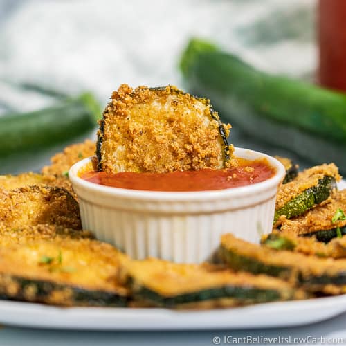 Crispy Keto Fried Zucchini Recipe - Easy and Low Carb