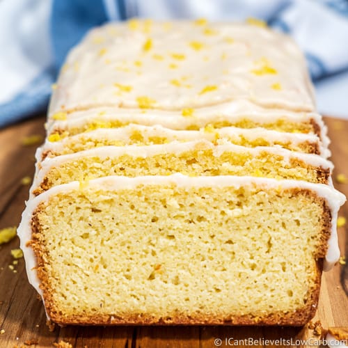 Keto Lemon Pound Cake Loaf