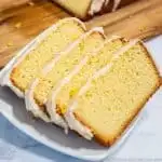 Sugar-Free Lemon Pound Cake loaf