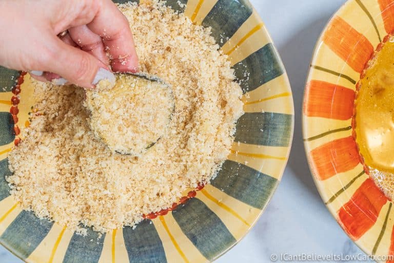 Best Crispy Keto Fried Eggplant Recipe Almond Flour and Low Carb