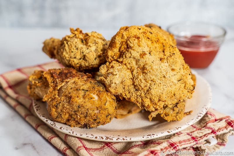 The BEST Crispy Keto Fried Chicken Recipe - My PCOS Kitchen