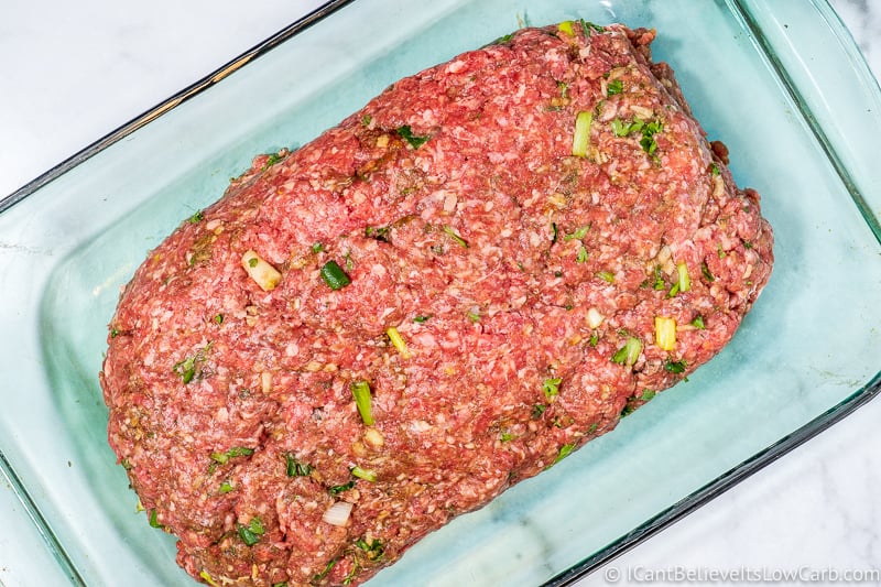 ready to bake Keto Meatloaf