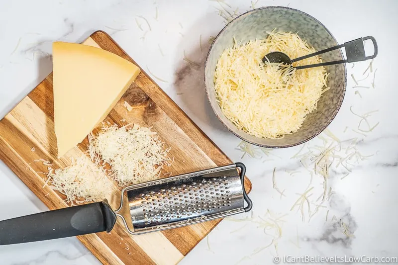 ingredients for Parmesan Crisps