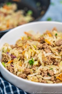 Easy Keto Egg Roll in a Bowl (Crack Slaw) Recipe - Healthy & Low Carb