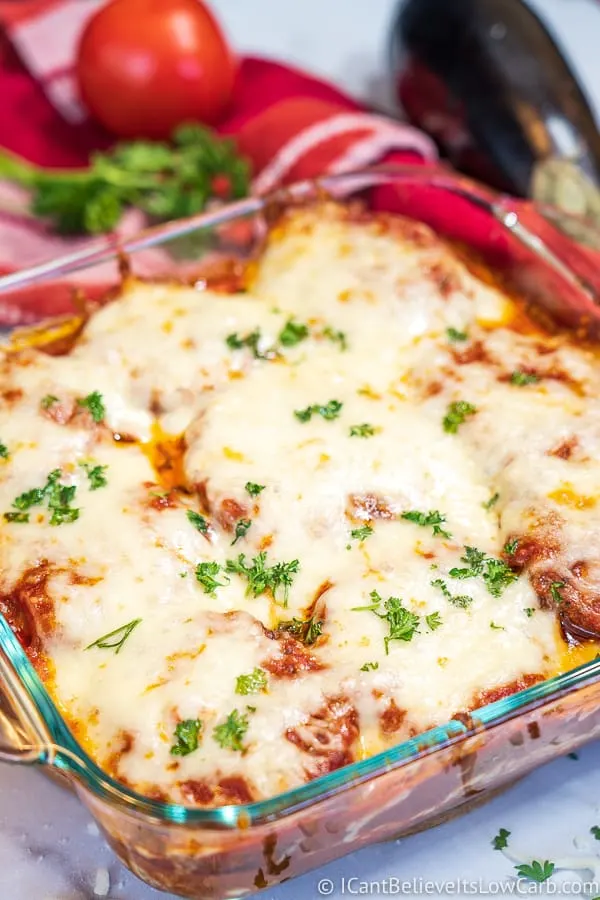 How to make Low Carb Eggplant Parmesan