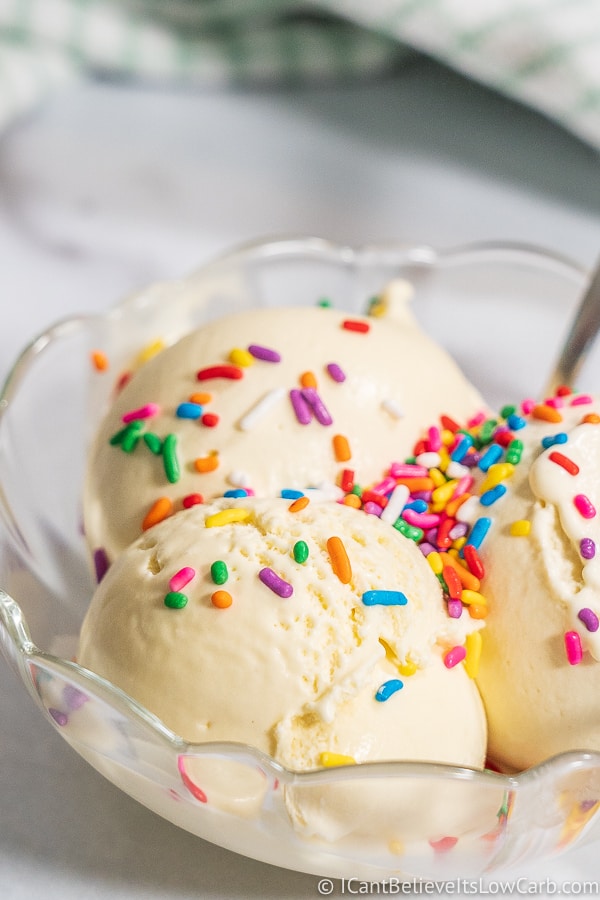 Best Homemade Keto Vanilla Ice Cream