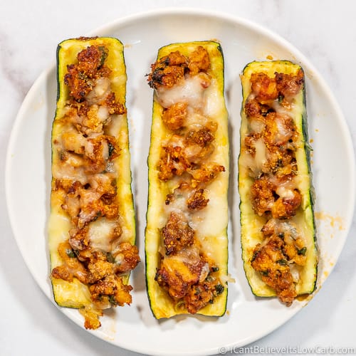 Keto Zucchini Boats feature