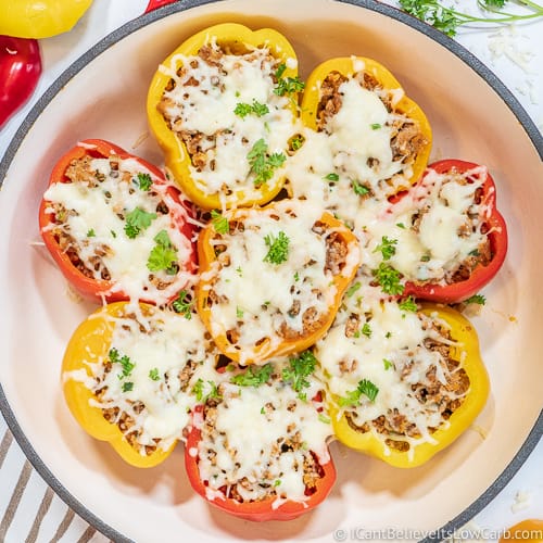 Low Carb Keto Stuffed Peppers 