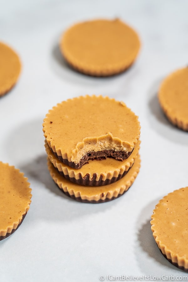 Keto Chocolate Peanut Butter Fat Bombs recipe