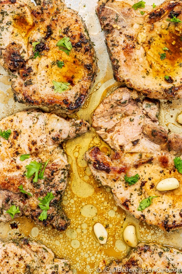 Pork Chops Recipe with Garlic and Butter