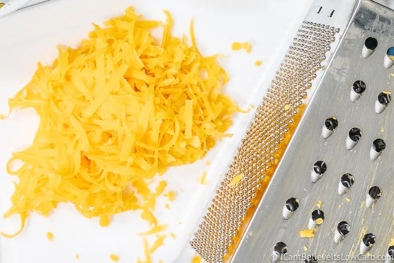 grated cheddar Cheese