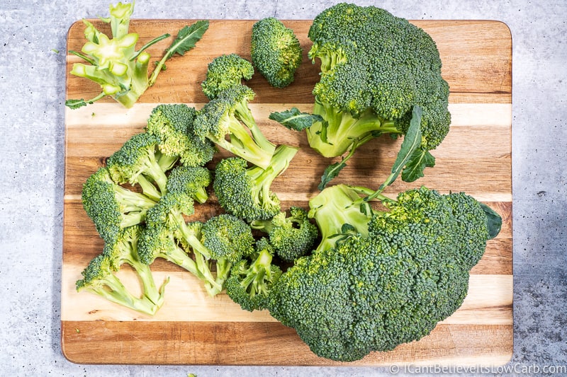 Chopping Broccoli cutting board