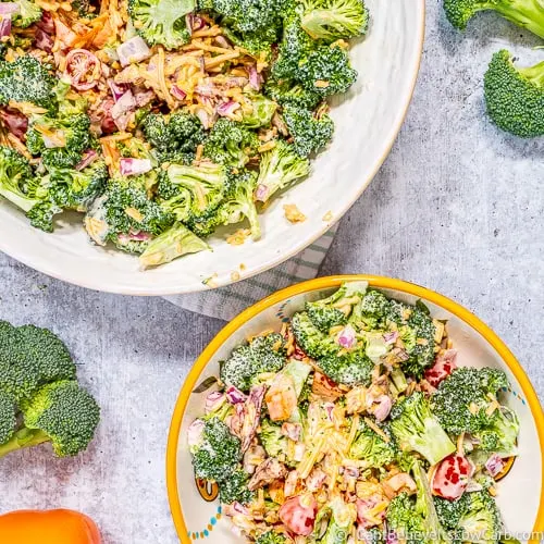 Keto Broccoli Salad feature