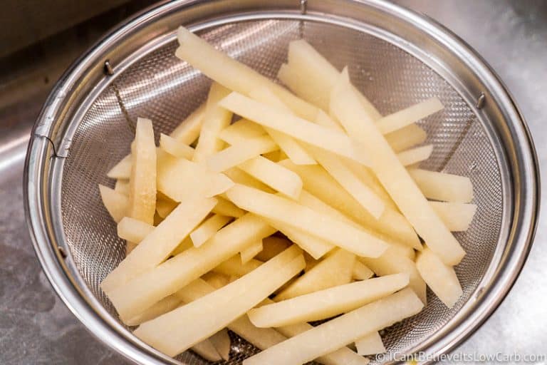 Crispy Baked Jicama Fries Best Keto French Fries Recipe