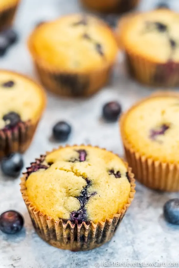 Keto Blueberry Muffins recipe