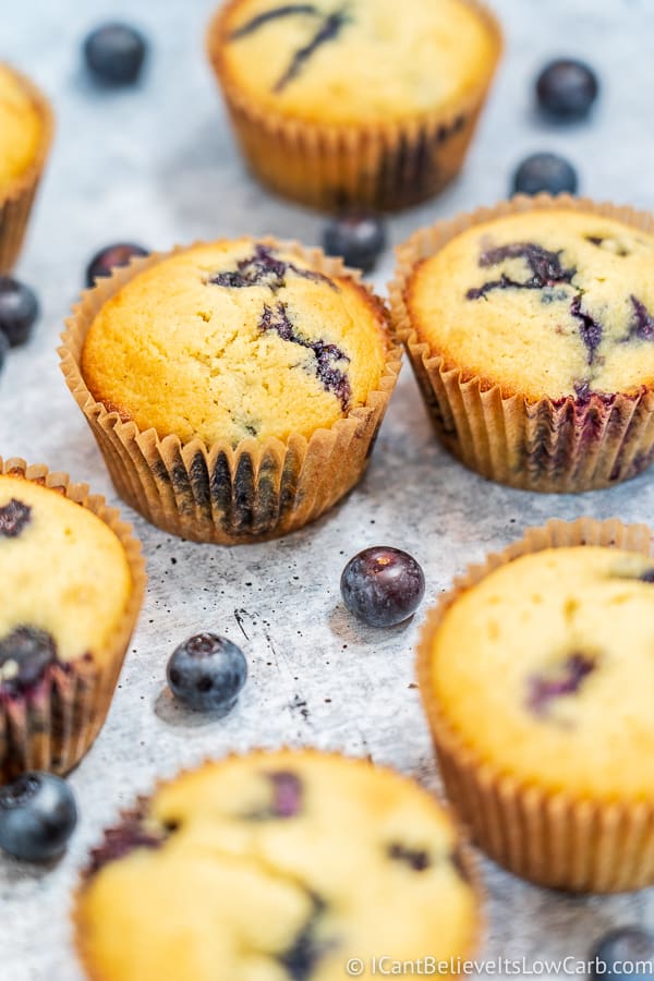 Low Carb Blueberry Muffins recipe